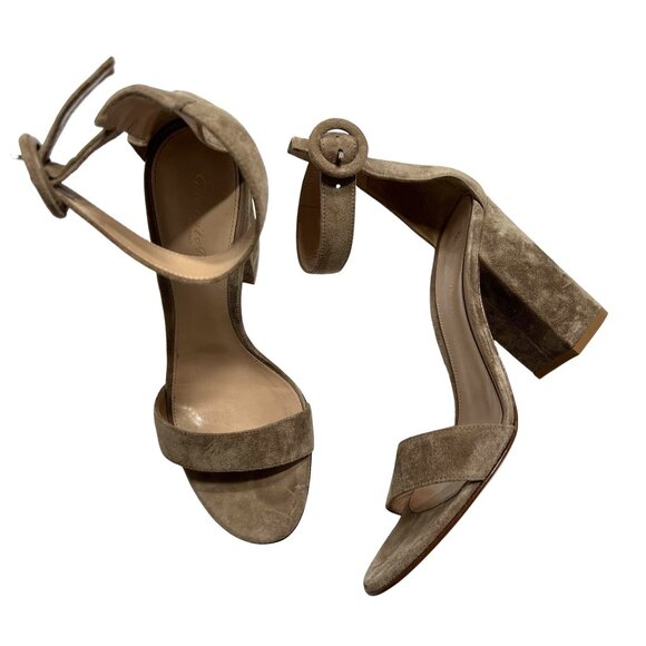 Gianvito Rossi Versilia 85 Sandals in Camel